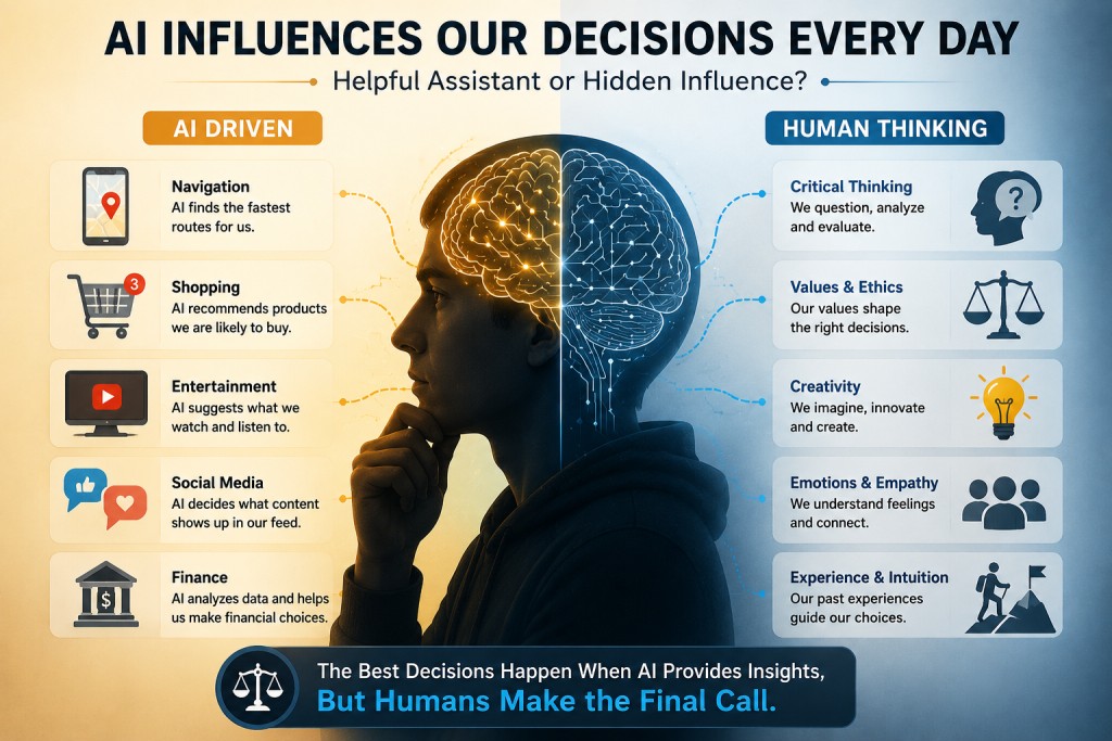 Impact of AI on human thinking and decision-making